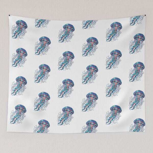 Item preview,  Glitter Jellyfish Oil Painting – Ocean Fantasy designed and sold by SOUFIANE1991.