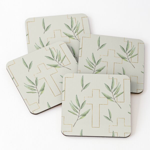 Item preview, Olive Branch + Gold Cross designed and sold by LMHDesigns.