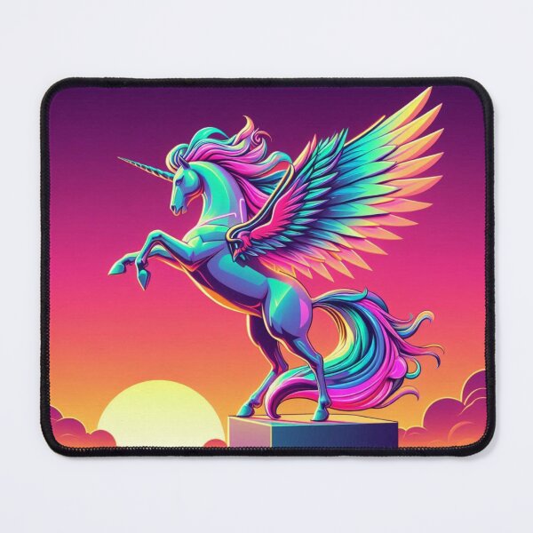 Item preview, Neon Pegacorn – Fantasy Sunset Power Design designed and sold by Dogandesighn.
