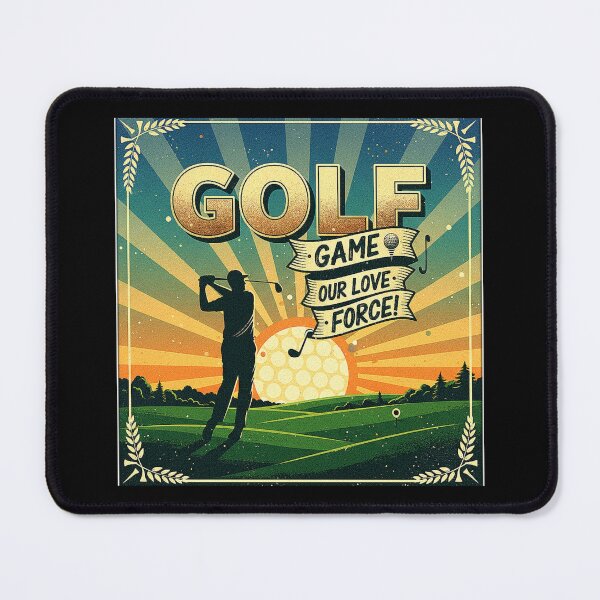 Item preview, GOLF Illustration Slogan - GAME OUR LOVE FORCE! designed and sold by Giulivo Store Graphic.