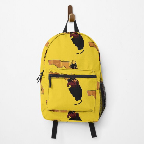 Item preview, Florida State Map Sunset Palm Tree Art Design designed and sold by Avaaxa.