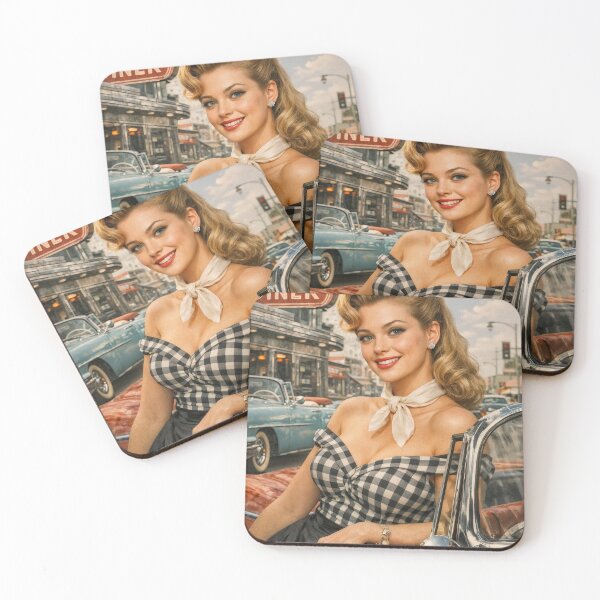 Item preview, Retro Diner Style – 1950s Nostalgia designed and sold by ForeverPrintsOK.