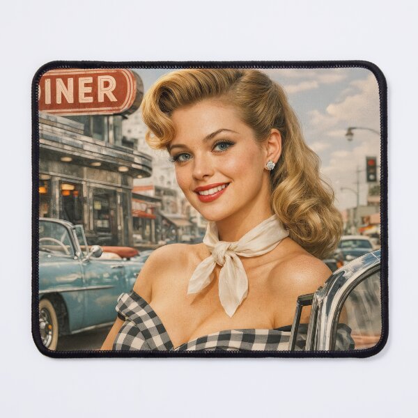 Item preview, Retro Diner Style – 1950s Nostalgia designed and sold by ForeverPrintsOK.