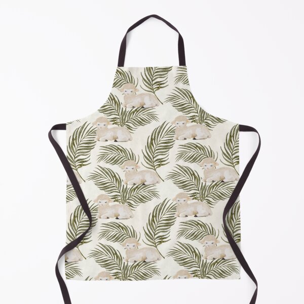 Item preview, Gentle Lamb & Palm Fronds designed and sold by LMHDesigns.