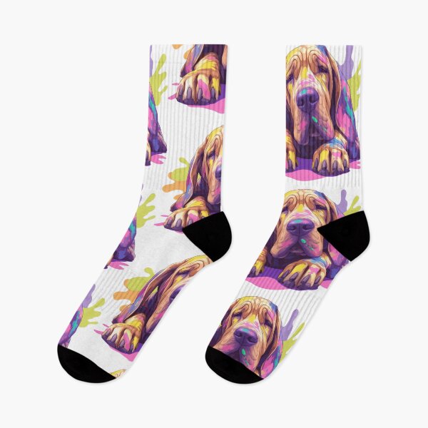 Item preview, Colorful bloodhound designed and sold by MendaciousMina.
