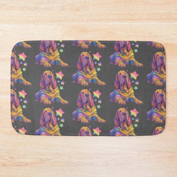 Item preview, Colorful bloodhound designed and sold by MendaciousMina.