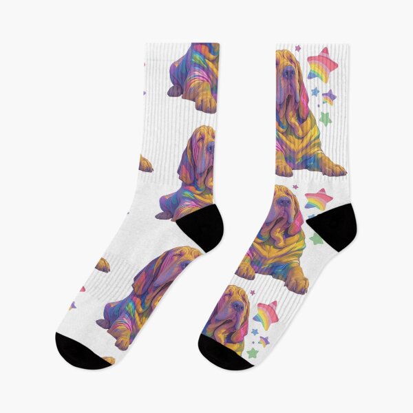 Item preview, Colorful bloodhound designed and sold by MendaciousMina.