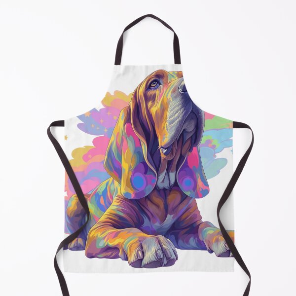 Item preview, Colorful bloodhound designed and sold by MendaciousMina.