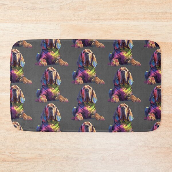 Item preview, Colorful bloodhound designed and sold by MendaciousMina.