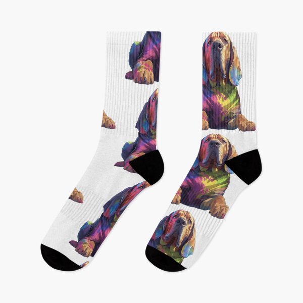 Item preview, Colorful bloodhound designed and sold by MendaciousMina.