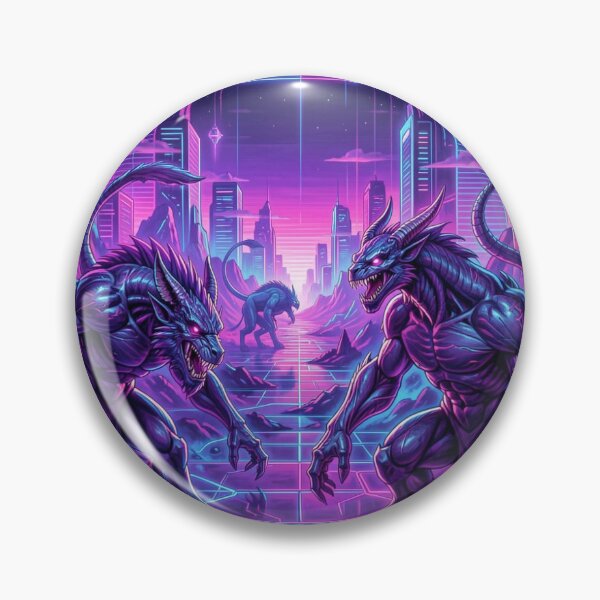 Item preview, Cyber Purple Dragon Clash – inspiredBoris‑Vallejo in 4D designed and sold by FotoworldEdel.