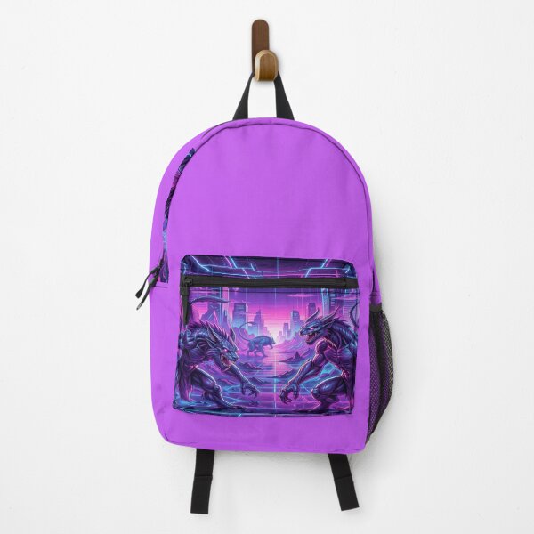 Item preview, Cyber Purple Dragon Clash – inspiredBoris‑Vallejo in 4D designed and sold by FotoworldEdel.