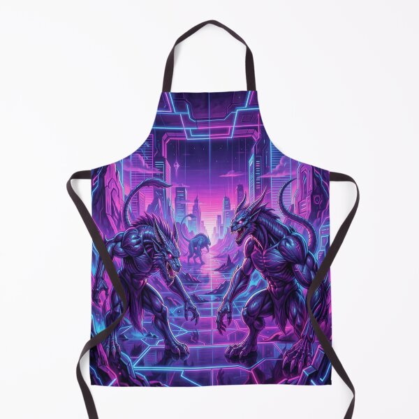 Item preview, Cyber Purple Dragon Clash – inspiredBoris‑Vallejo in 4D designed and sold by FotoworldEdel.