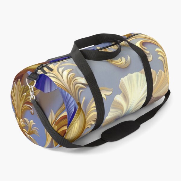 Item preview, Blue and White Iris Floral Art designed and sold by MargaretWiktor.