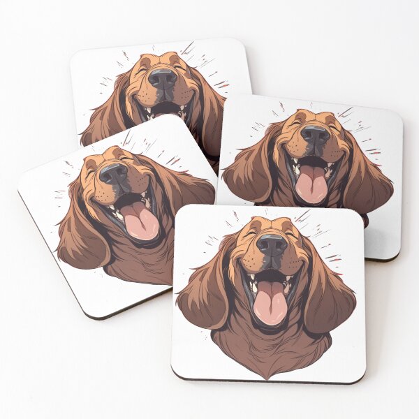 Item preview, Cute happy bloodhound designed and sold by MendaciousMina.