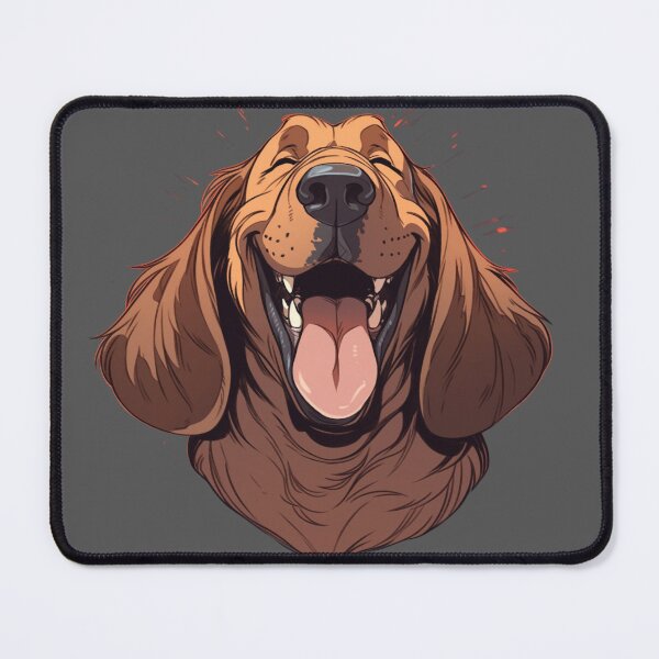 Item preview, Cute happy bloodhound designed and sold by MendaciousMina.