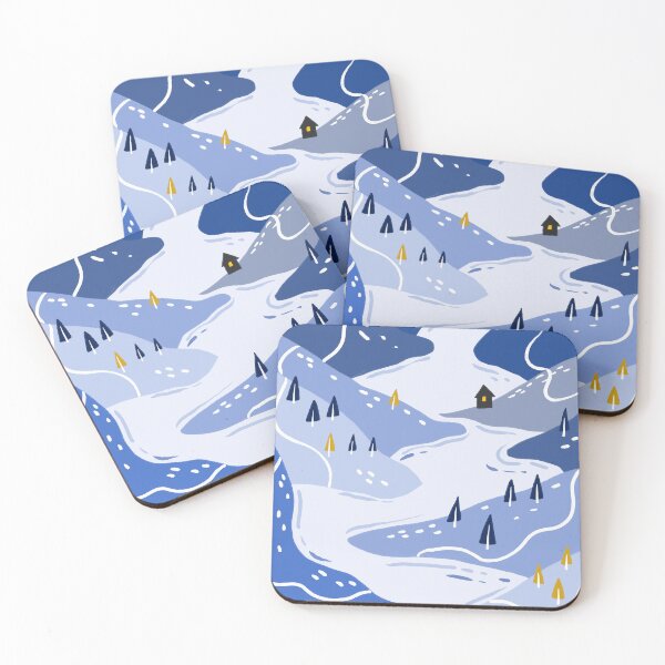 Item preview, winter cartoon landscape designed and sold by the-myro.