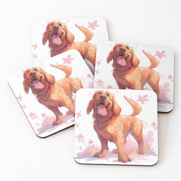 Item preview, Cute happy bloodhound designed and sold by MendaciousMina.