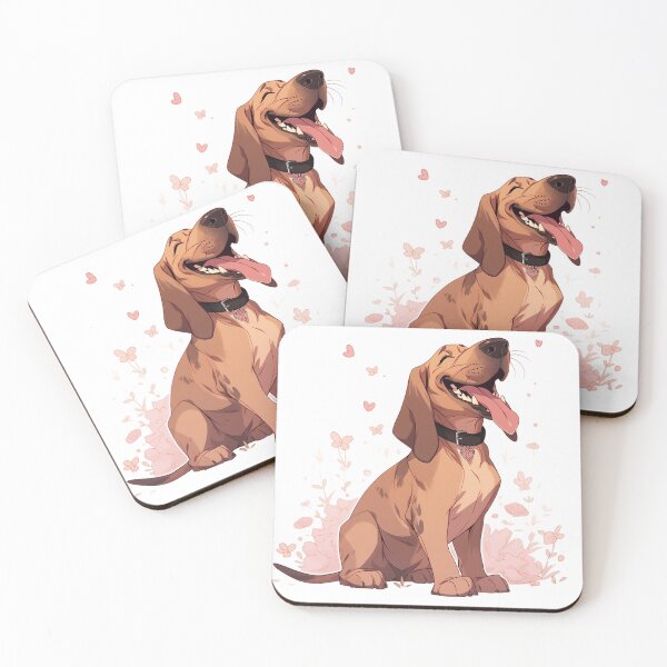 Item preview, Cute happy bloodhound designed and sold by MendaciousMina.