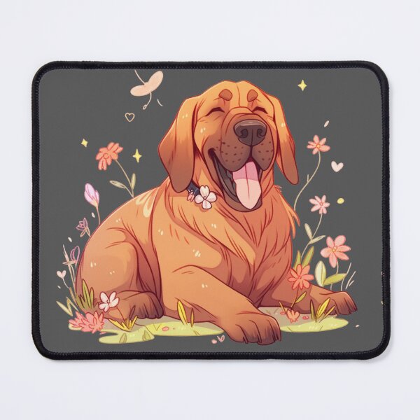 Item preview, Cute happy bloodhound designed and sold by MendaciousMina.