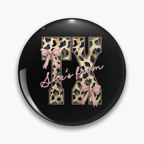 Item preview, She's From Texas Leopard State Pride designed and sold by hodgetronix.