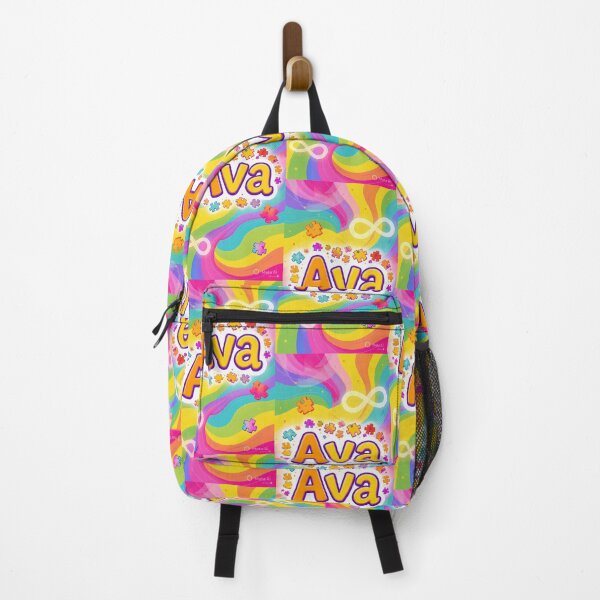 Item preview, Inspiring Autism Rainbow Name Print designed and sold by SpectrumCreationz.