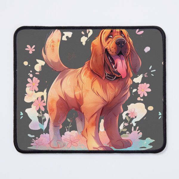Item preview, Cute happy bloodhound designed and sold by MendaciousMina.