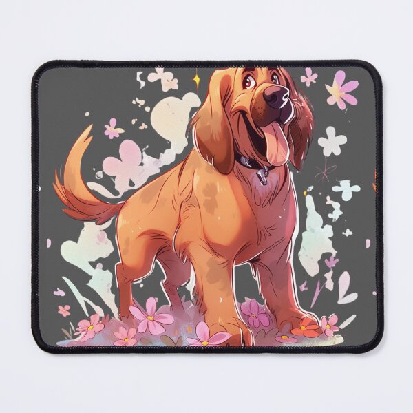 Item preview, Cute happy bloodhound designed and sold by MendaciousMina.