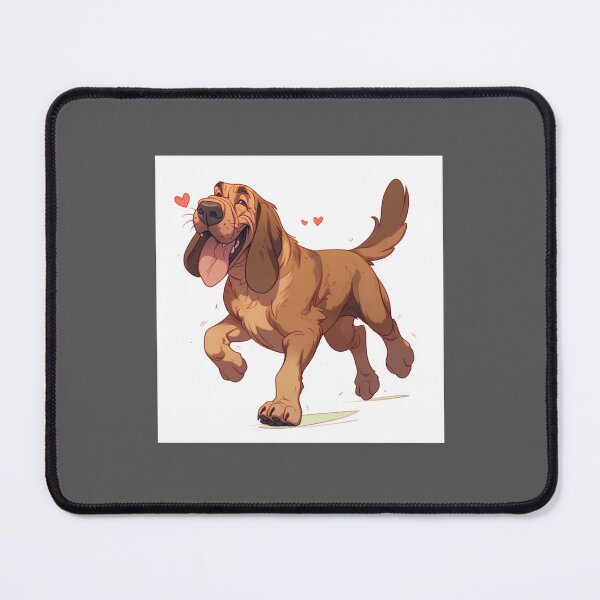 Item preview, Cute happy bloodhound designed and sold by MendaciousMina.