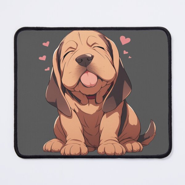 Item preview, Cute happy bloodhound designed and sold by MendaciousMina.