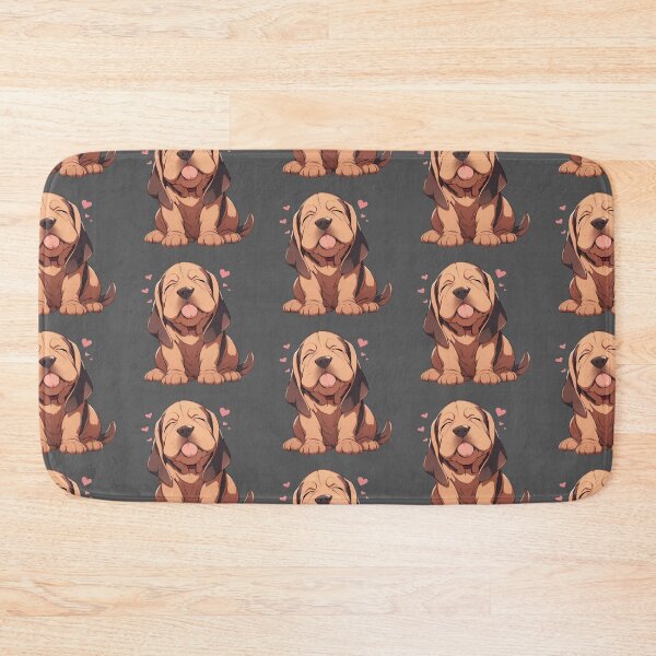 Item preview, Cute happy bloodhound designed and sold by MendaciousMina.