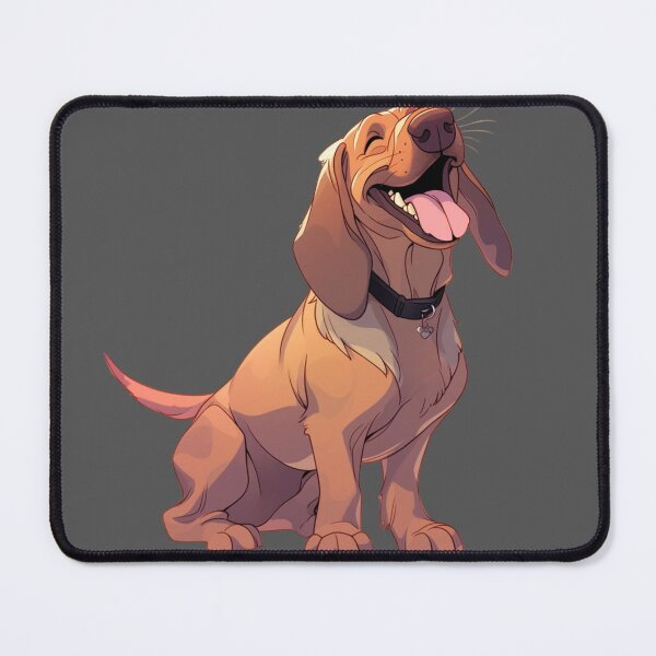 Item preview, Cute happy bloodhound designed and sold by MendaciousMina.