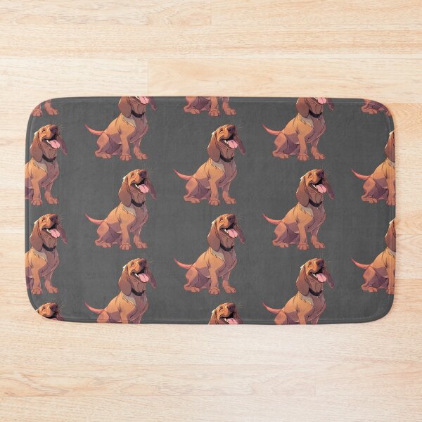 Item preview, Cute happy bloodhound designed and sold by MendaciousMina.