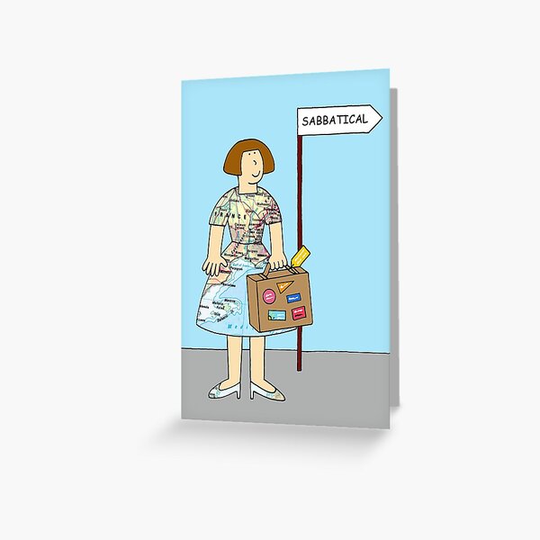 Item preview, All the Best for Your Sabbatical for Female designed and sold by KateTaylor.