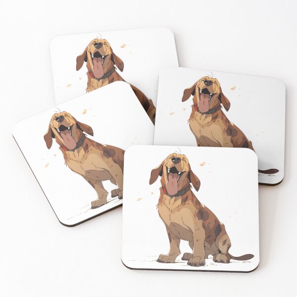 Item preview, Cute happy bloodhound designed and sold by MendaciousMina.