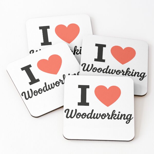Item preview, I Love Woodworking | Carpenter Craft Typography | Handmade Wood Art & Workshop Passion Design designed and sold by PaintedPixels01.