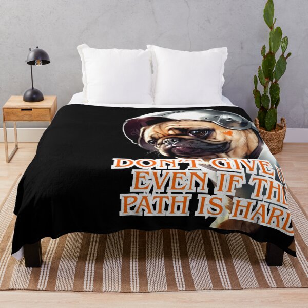 Item preview, Brave Pug Warrior – Inspirational Dog Art designed and sold by 8-Maxwell-8.
