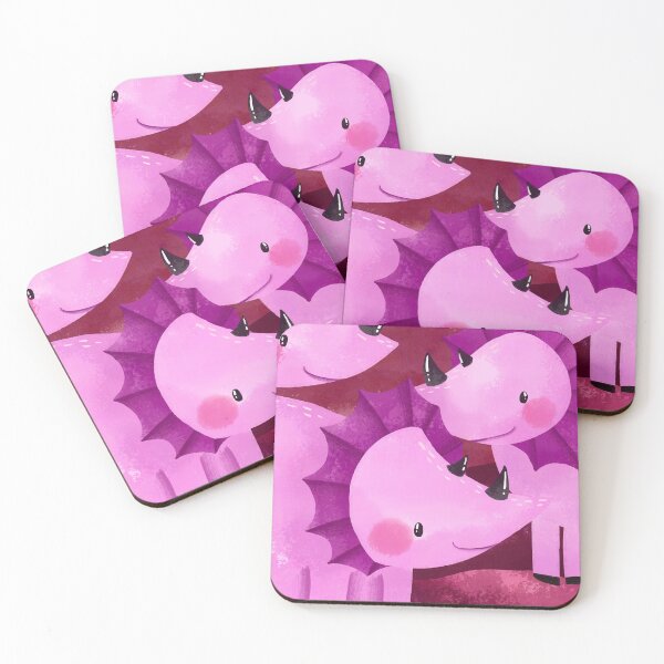 Item preview, cartoon pink dinosaur designed and sold by the-myro.