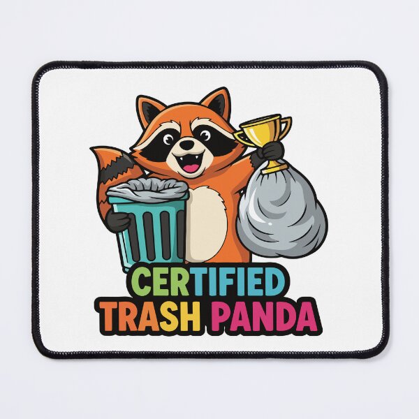 Item preview, TRASH PANDA URBAN CERTIFIED TRASH PANDA designed and sold by Uglyandcute.