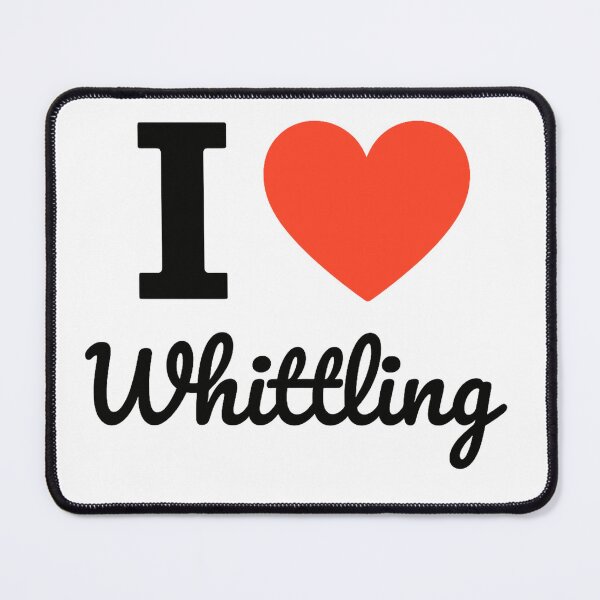 Item preview, I Love Whittling | Wood Carving Typography | Handcrafted Knife & Wood Art Design designed and sold by PaintedPixels01.