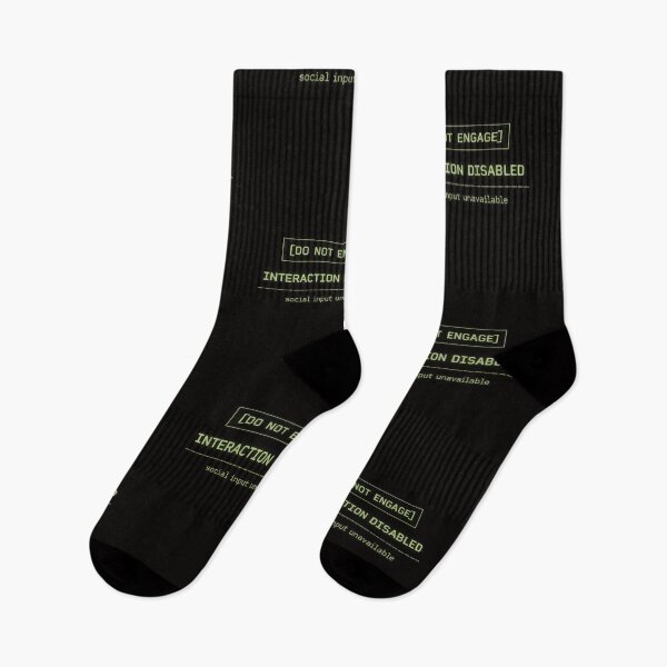 Item preview, Do Not Engage – Social Interaction Disabled designed and sold by Mad Factory Designs.