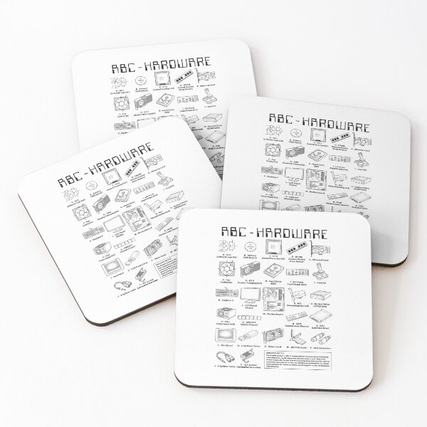 Item preview, Computer Nerd PC Builder Funny Tech Hardware Alphabet ABC designed and sold by GrandeDuc.