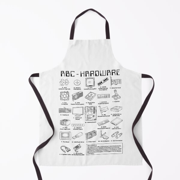 Item preview, Computer Nerd PC Builder Funny Tech Hardware Alphabet ABC designed and sold by GrandeDuc.