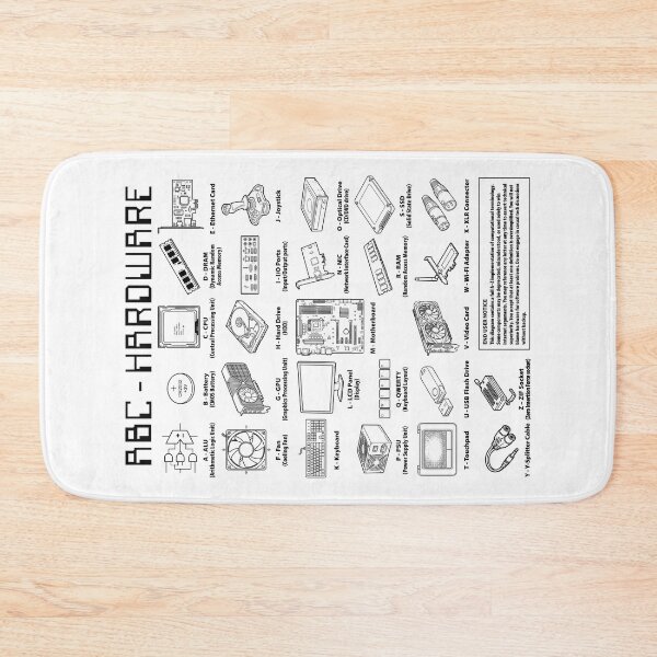 Item preview, Computer Nerd PC Builder Funny Tech Hardware Alphabet ABC designed and sold by GrandeDuc.
