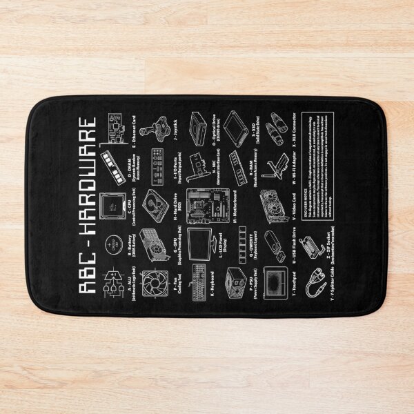 Item preview, Computer Nerd PC Builder Funny Tech Hardware Alphabet ABC designed and sold by GrandeDuc.