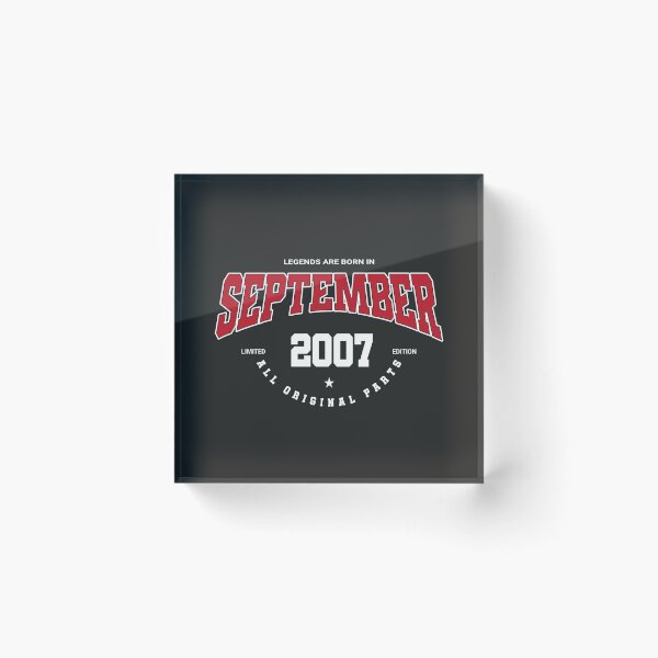 Item preview, September legends 2007 designed and sold by HB Shirts.