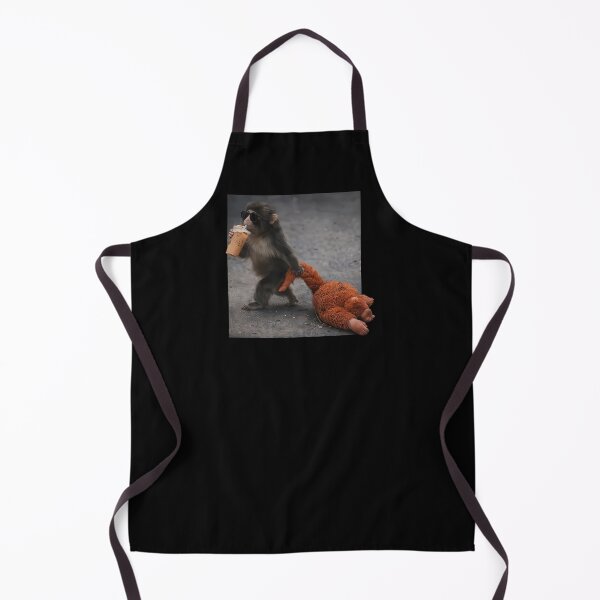 Item preview, Baby Monkey Punch Drinking Iced Coffee designed and sold by hodgetronix.