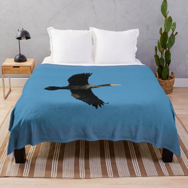 Item preview, Great Cormorant (Phalacrocorax carbo) flying high designed and sold by Stephen Jarman.