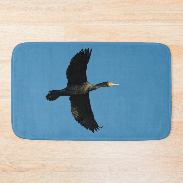 Item preview, Great Cormorant (Phalacrocorax carbo) flying high designed and sold by Stephen Jarman.