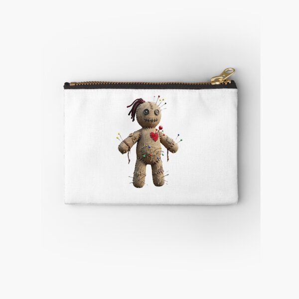 Item preview, Voodoo Doll with Needles Gothic Horror Design – Creepy Cute Occult Halloween Aesthetic Gift designed and sold by Cauldron Crafts.